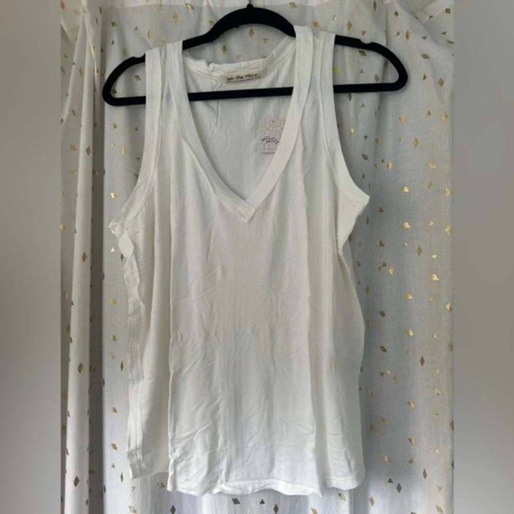 Free People We The Free Women’s Moon Dance Classic Tank Top Cream Off White S